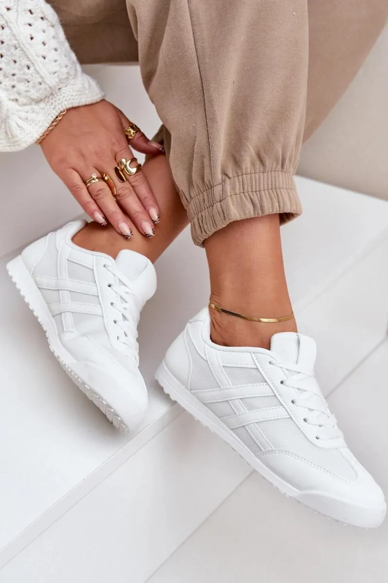 Trampki Damskie Niskie|Sneakersy Damskie>Boto Niskie Tenisówki Trampki Damskie Białe Eezore Biały