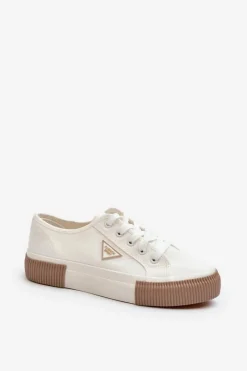 Hot Boto Niskie Trampki Damskie Białe Enalae