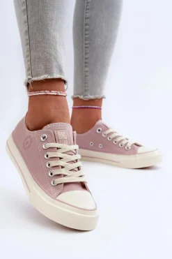 Clearance Niskie Trampki Damskie Big Star NN274270 Różowe Damskie Trampki Damskie Big Star|Trampki Damskie Niskie