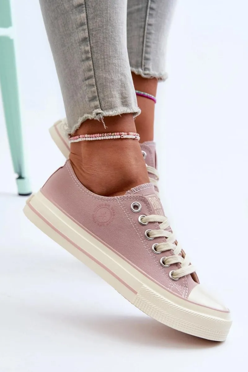 Clearance Niskie Trampki Damskie Big Star NN274270 Różowe Damskie Trampki Damskie Big Star|Trampki Damskie Niskie