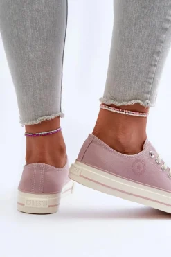 Clearance Niskie Trampki Damskie Big Star NN274270 Różowe Damskie Trampki Damskie Big Star|Trampki Damskie Niskie