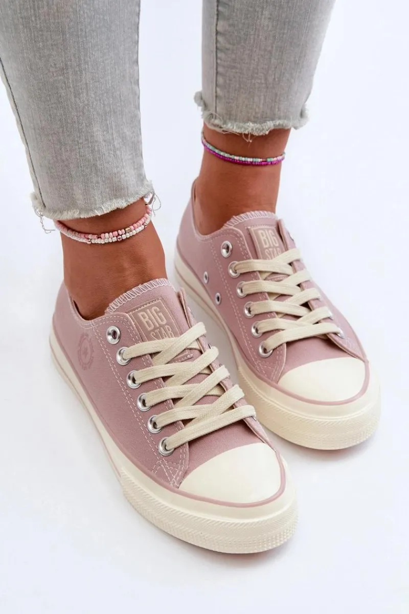 Clearance Niskie Trampki Damskie Big Star NN274270 Różowe Damskie Trampki Damskie Big Star|Trampki Damskie Niskie