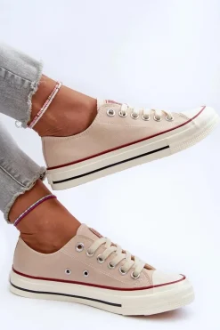 Trampki Damskie Big Star|Trampki Damskie Niskie>Big Star Shoes Niskie Trampki Damskie Big Star NN274272 Beżowe Beżowy