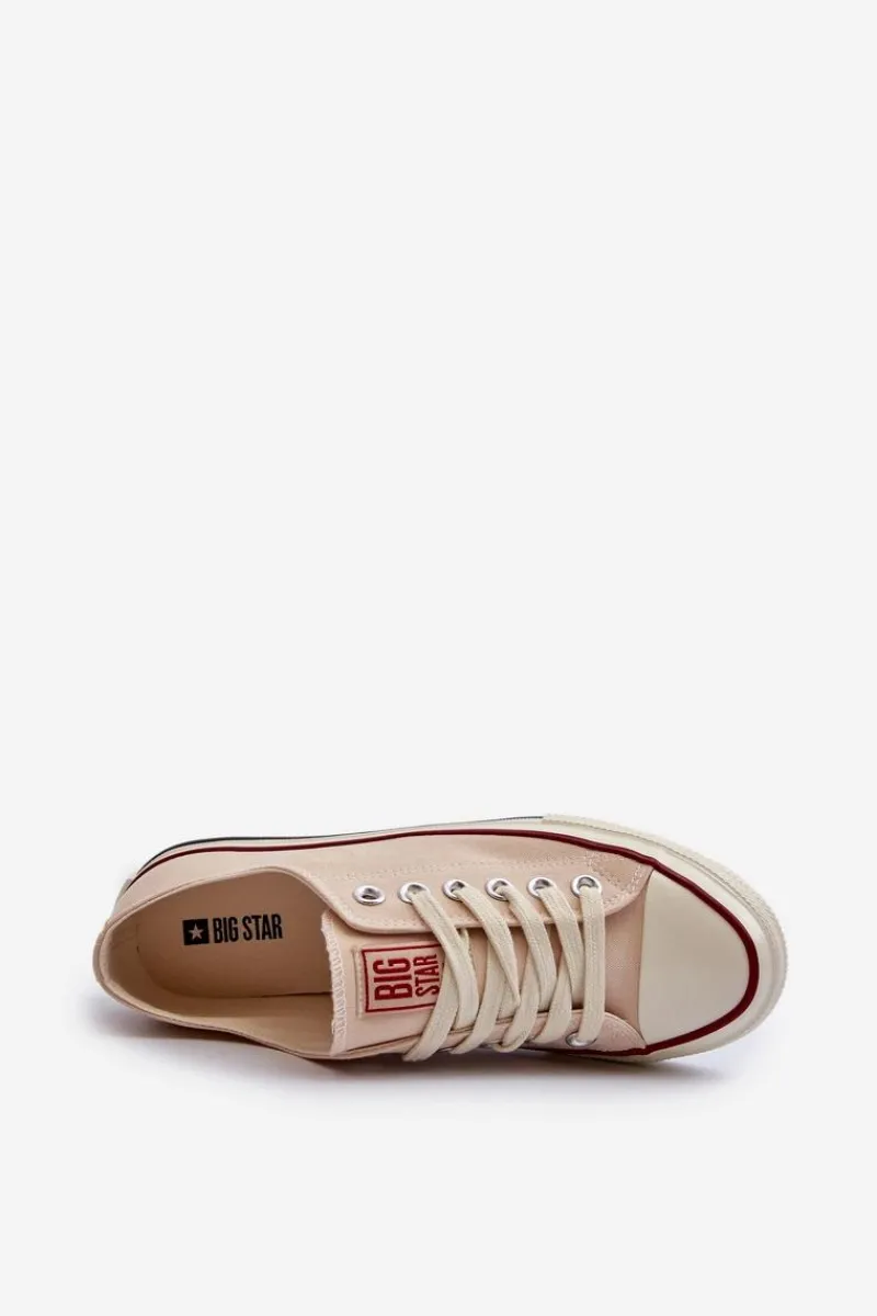Trampki Damskie Big Star|Trampki Damskie Niskie>Big Star Shoes Niskie Trampki Damskie Big Star NN274272 Beżowe Beżowy