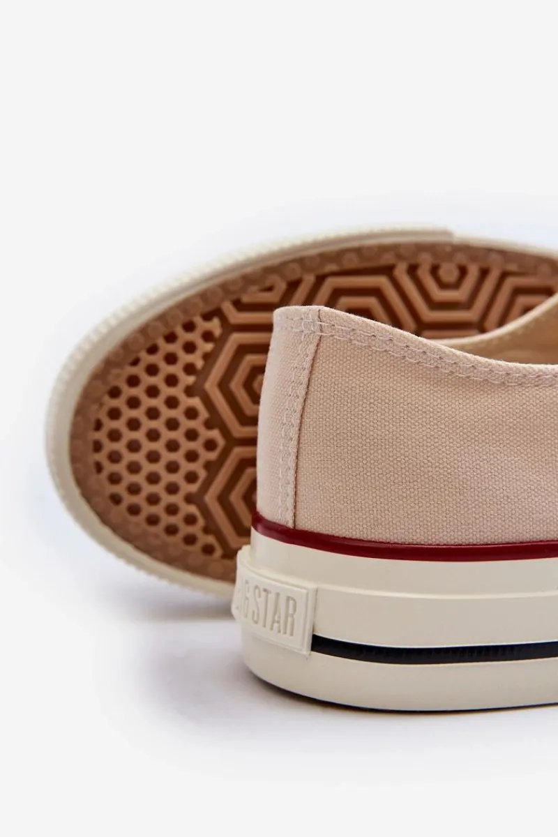 Trampki Damskie Big Star|Trampki Damskie Niskie>Big Star Shoes Niskie Trampki Damskie Big Star NN274272 Beżowe Beżowy