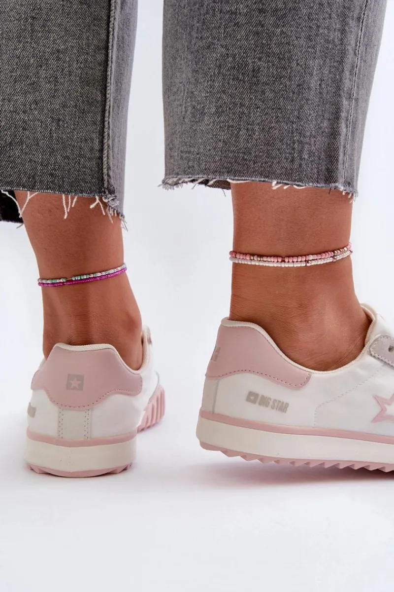 Trampki Damskie Big Star|Trampki Damskie Niskie>Big Star Shoes Niskie Trampki Damskie Big Star NN274868 Różowe Różowy