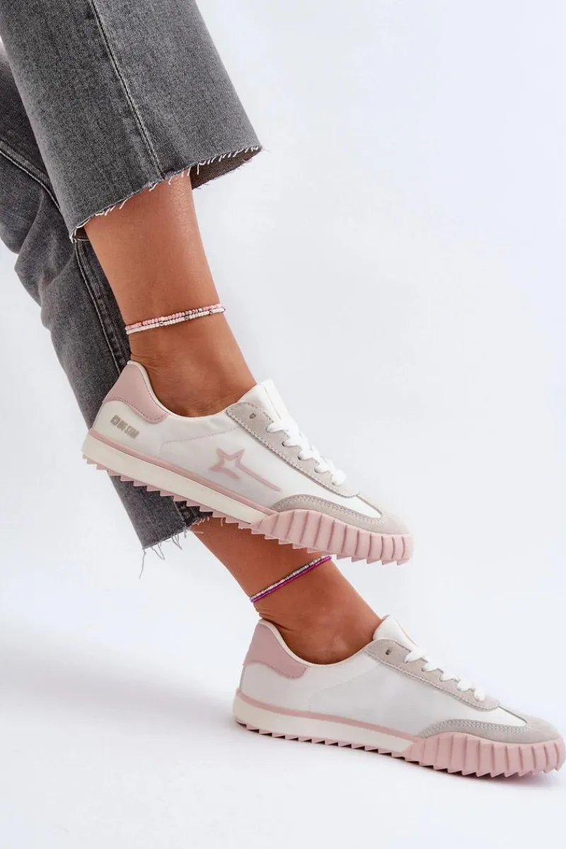 Trampki Damskie Big Star|Trampki Damskie Niskie>Big Star Shoes Niskie Trampki Damskie Big Star NN274868 Różowe Różowy