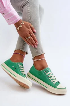 Trampki Damskie Big Star|Trampki Damskie Niskie></noscript>Big Star Shoes Niskie Trampki Damskie Big Star NN274268 Zielone Zielony