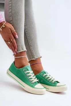 Trampki Damskie Big Star|Trampki Damskie Niskie></noscript>Big Star Shoes Niskie Trampki Damskie Big Star NN274268 Zielone Zielony