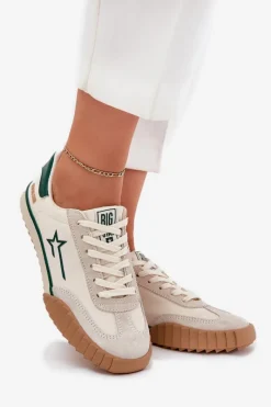 New Niskie Trampki Damskie Big Star NN274867 Beżowe Damskie Trampki Damskie Big Star|Trampki Damskie Niskie