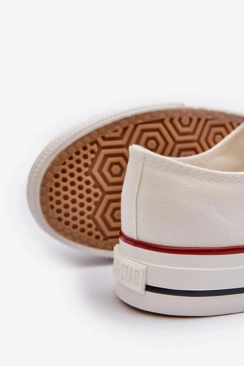 Discount Niskie Trampki Damskie Big Star NN274274 Białe Damskie Trampki Damskie Big Star|Trampki Damskie Niskie