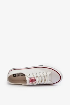 Discount Niskie Trampki Męskie Big Star NN174102 Białe Męskie Trampki Męskie Big Star|Trampki Niskie