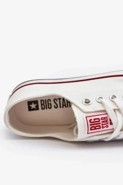 Discount Niskie Trampki Męskie Big Star NN174102 Białe Męskie Trampki Męskie Big Star|Trampki Niskie