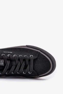 New Niskie Trampki Męskie Big Star NN174018 Czarne Męskie Trampki Męskie Big Star|Trampki Niskie