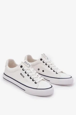 New Niskie Trampki Męskie Big Star NN174017 Białe Męskie Trampki Męskie Big Star|Trampki Niskie