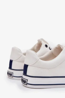 New Niskie Trampki Męskie Big Star NN174017 Białe Męskie Trampki Męskie Big Star|Trampki Niskie