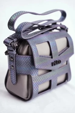 Clearance Damska Torebka Benzynowa Szara NBAG-E4101-C019 Torebki Nobo