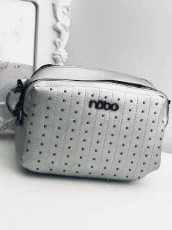 Srebrna Damska Torebka Listonoszka Torebki Nobo|Listonoszki