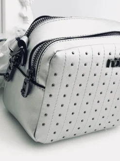 Srebrna Damska Torebka Listonoszka Torebki Nobo|Listonoszki