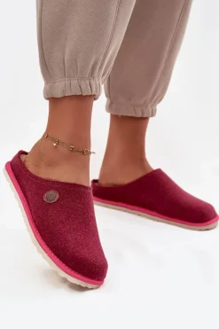 Clearance INBLU Obuwie Domowe Kapcie Damskie CS000047 Różowe Różowy