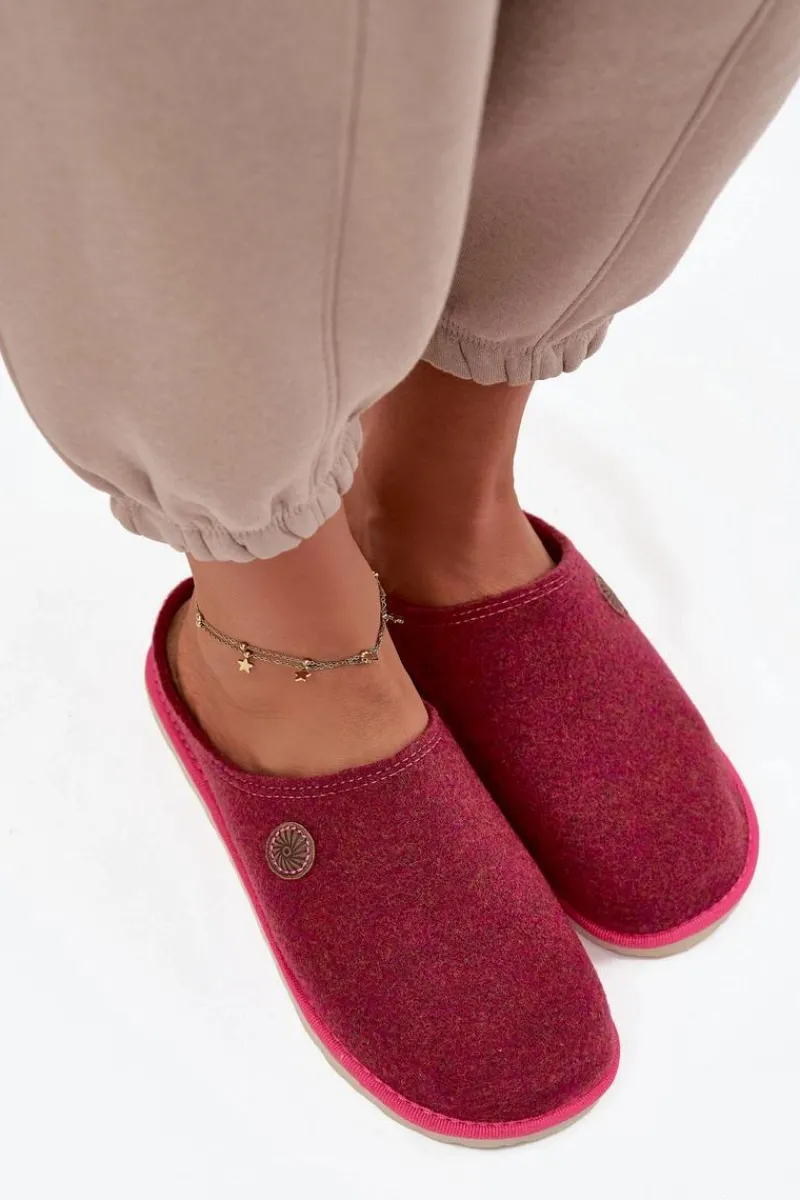 Clearance INBLU Obuwie Domowe Kapcie Damskie CS000047 Różowe Różowy