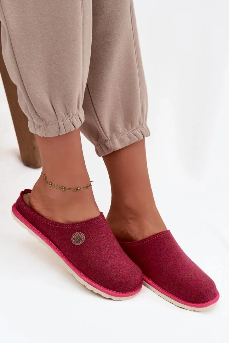Clearance INBLU Obuwie Domowe Kapcie Damskie CS000047 Różowe Różowy