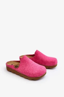 Best INBLU Obuwie Domowe Kapcie Damskie Profilaktyczne DK000011 Fuksja