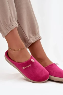 Sale Obuwie Domowe Kapcie Damskie ET000037 Różowe Damskie Kapcie Klasyczne|Klapki Damskie Klasyczne