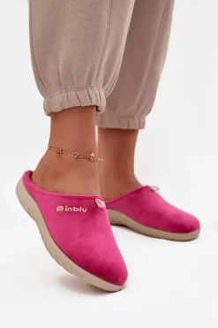 Sale Obuwie Domowe Kapcie Damskie ET000037 Różowe Damskie Kapcie Klasyczne|Klapki Damskie Klasyczne