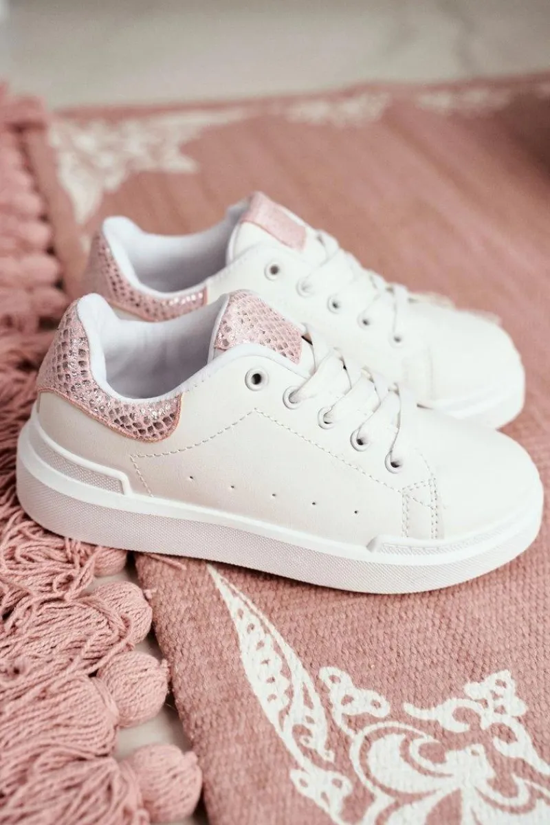 Dziewczęce>Boto Obuwie Sportowe Dziecięce Na Rzep Białe Ilonka