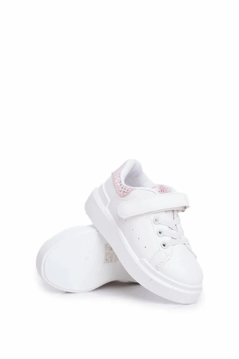 Dziewczęce>Boto Obuwie Sportowe Dziecięce Na Rzep Białe Ilonka