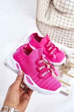 Sale Obuwie Sportowe Dziecięce Bartek Fuksja T-75203/65A Dzieci Dziewczęce