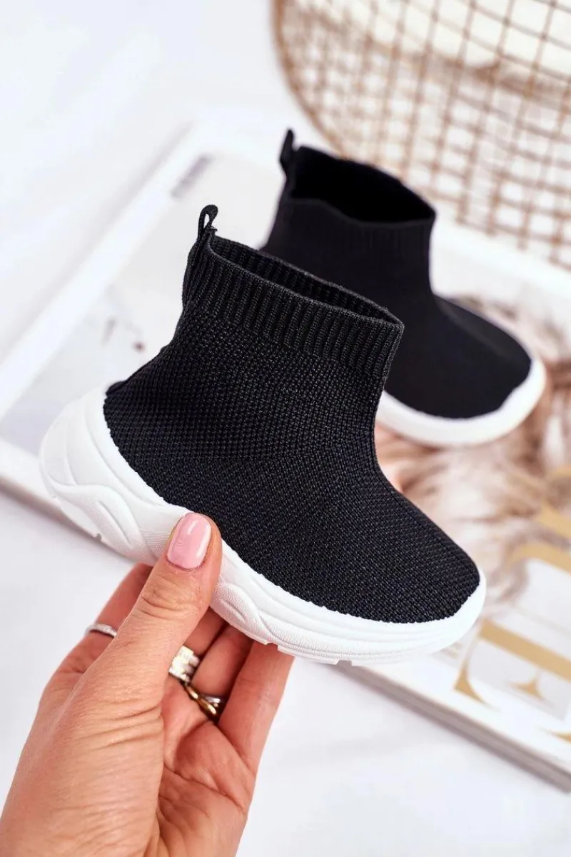 Dziewczęce>Boto Obuwie Sportowe Dziecięce Wysokie Czarne Viki