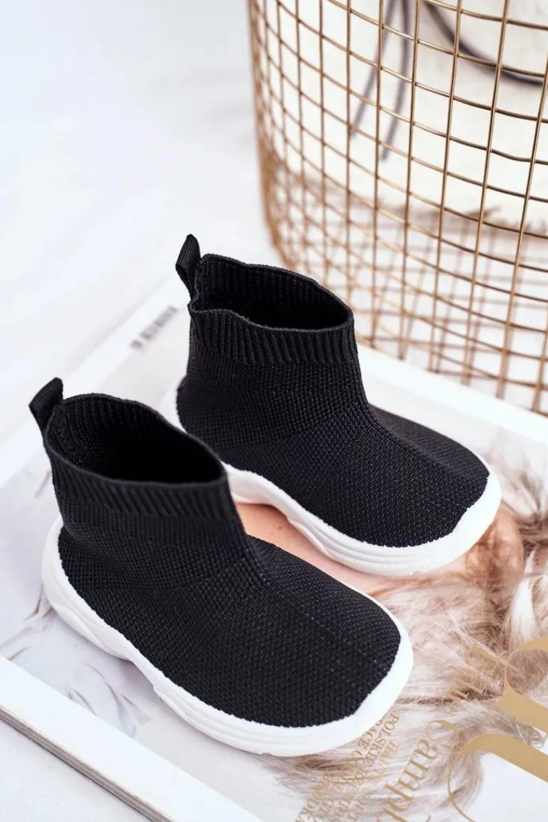 Dziewczęce>Boto Obuwie Sportowe Dziecięce Wysokie Czarne Viki