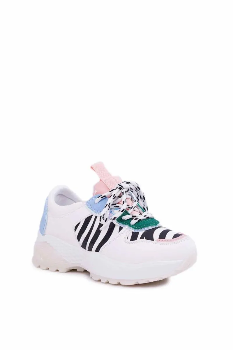 Outlet Obuwie Sportowe Dziecięce Młodzieżowe Białe Maja Dzieci Dziewczęce