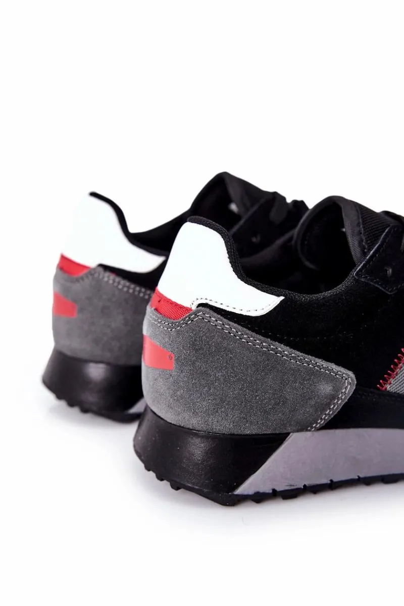 Sale Cross Jeans Obuwie Sportowe Męskie Czarne II1R4009C