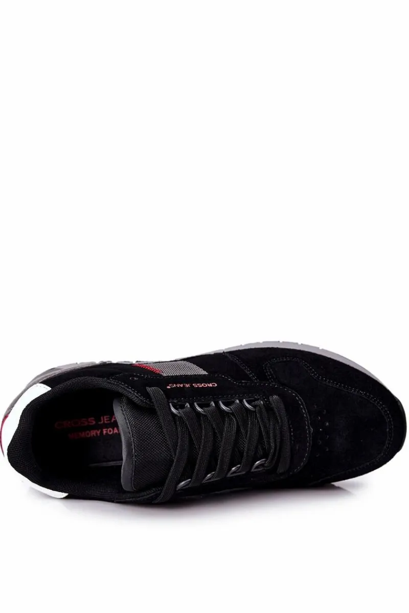 Sale Cross Jeans Obuwie Sportowe Męskie Czarne II1R4009C