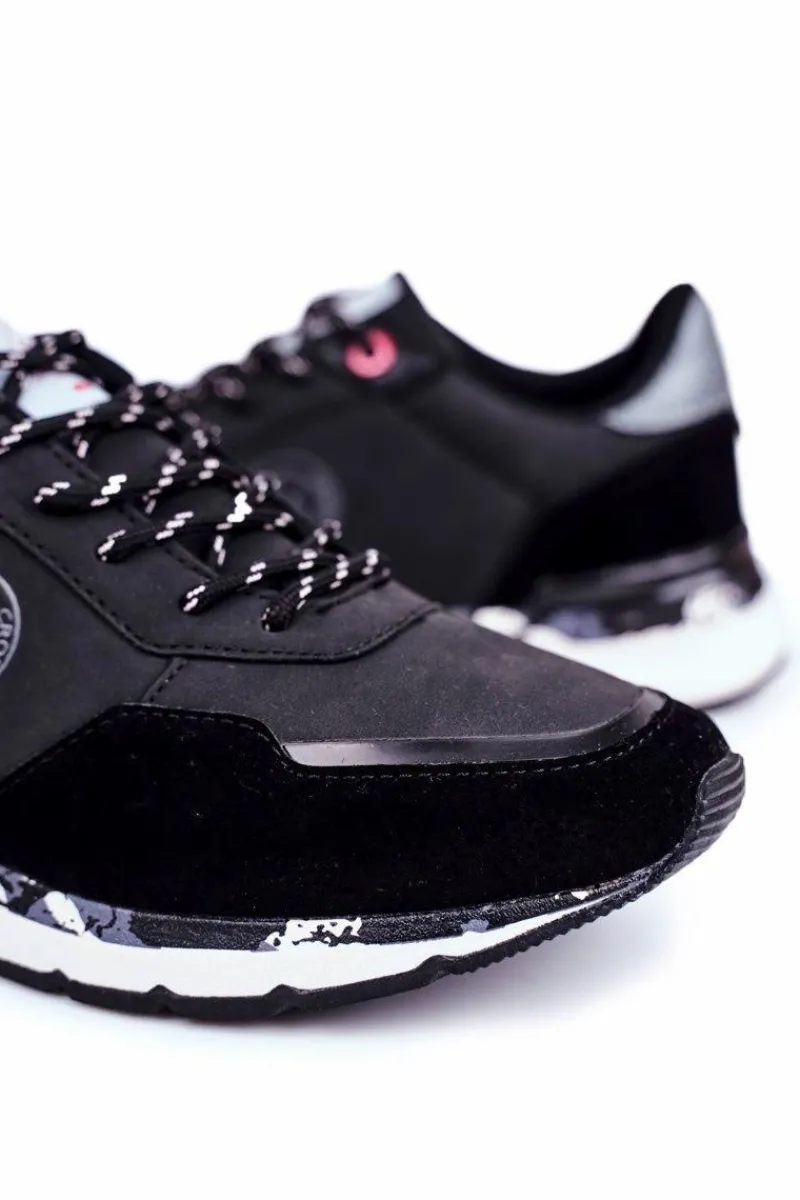 Obuwie Sportowe Męskie>Cross Jeans Obuwie Sportowe Męskie Czarne GG1R4027C