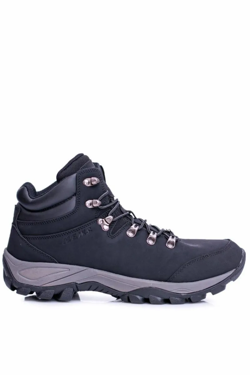 Sale Boto Obuwie Trekkingowe Męskie Ocieplane Czarne Jax