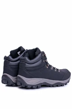 Sale Boto Obuwie Trekkingowe Męskie Ocieplane Czarne Jax