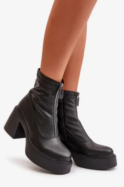 Botki Skórzane|Botki Na Słupku><noscript><img width=