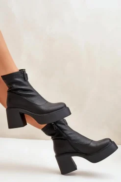 Botki Skórzane|Botki Na Słupku><noscript><img width=