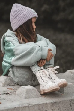 Ocieplane Botki Dziecięce Na Suwak Beżowe Dolida Dzieci Dziewczęce