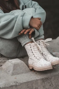 Ocieplane Botki Dziecięce Na Suwak Beżowe Dolida Dzieci Dziewczęce