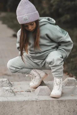 Ocieplane Botki Dziecięce Na Suwak Beżowe Dolida Dzieci Dziewczęce