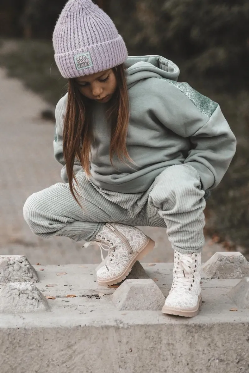 Ocieplane Botki Dziecięce Na Suwak Beżowe Dolida Dzieci Dziewczęce