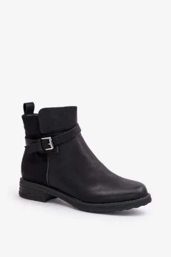 Botki Ocieplane|Czarne Botki><noscript><img width=