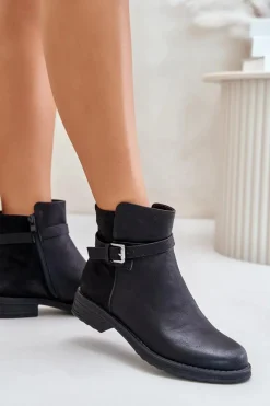 Botki Ocieplane|Czarne Botki><noscript><img width=