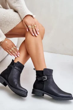 Botki Ocieplane|Czarne Botki><noscript><img width=