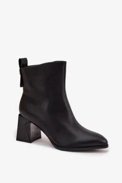 Botki Ocieplane|Botki Skórzane></noscript>Buty damskie Vinceza Ocieplane Botki Na Słupku Z Naturalnej Skóry Vinceza 66812 Czarne Czarny